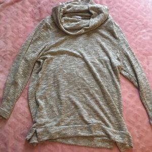 Rebecca Malone Long Sleeve Fancy Turtleneck Blouse